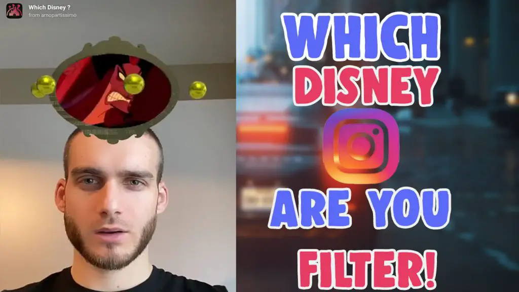 how to get which disney character are you instagram filter