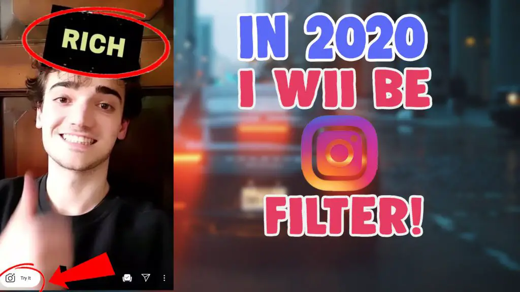 In 2020 I will be Instagram filter
