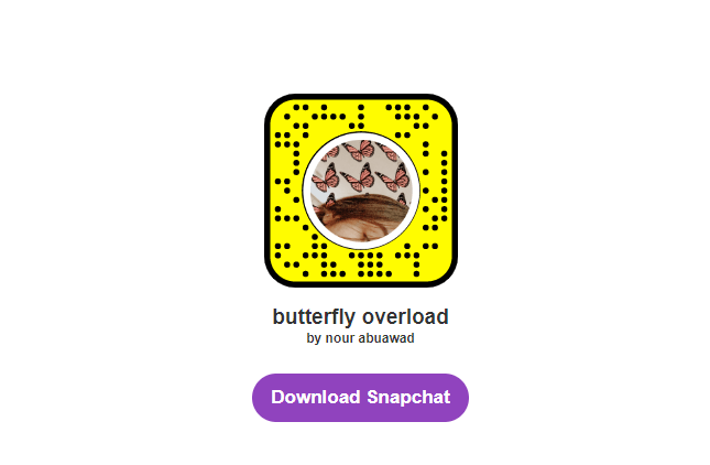 butterfly filter snapchat