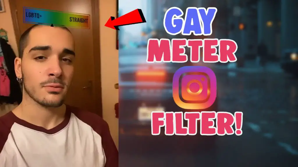 how to get gay meter instagram filter