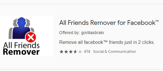 unfriend all friends on facebook