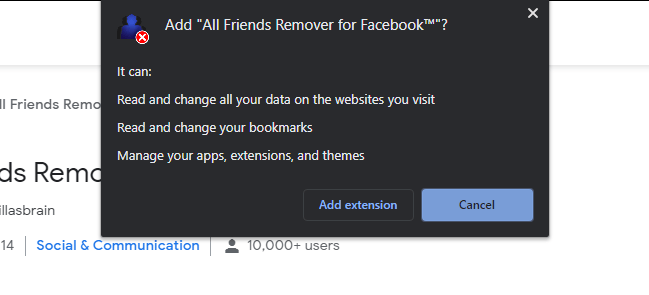 all friends remover for facebook