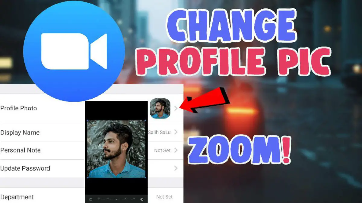How To Change Profile Picture On Zoom App Mobile Android And Ios Salu Network