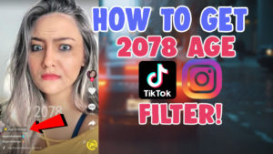 2078 aging filter effect on tiktok