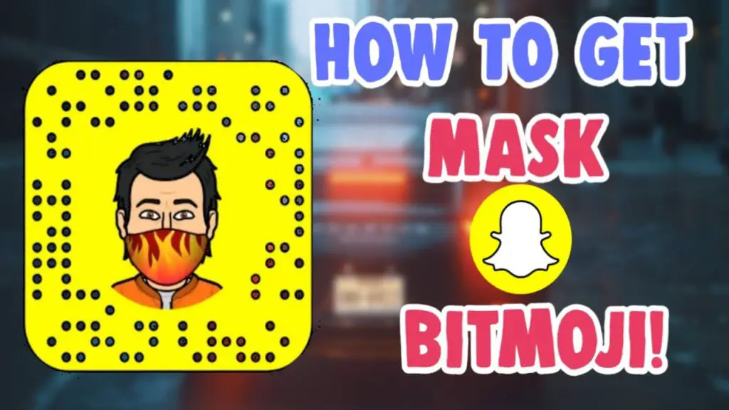 how to get mask on snapchat bitmoji