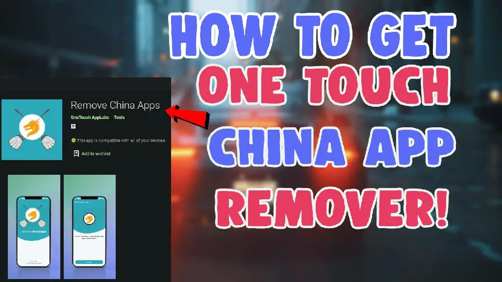 Remove china apps