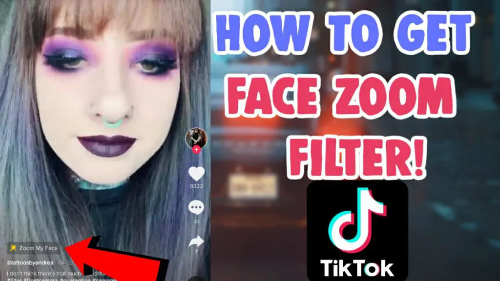 face zoom effect filter tiktok