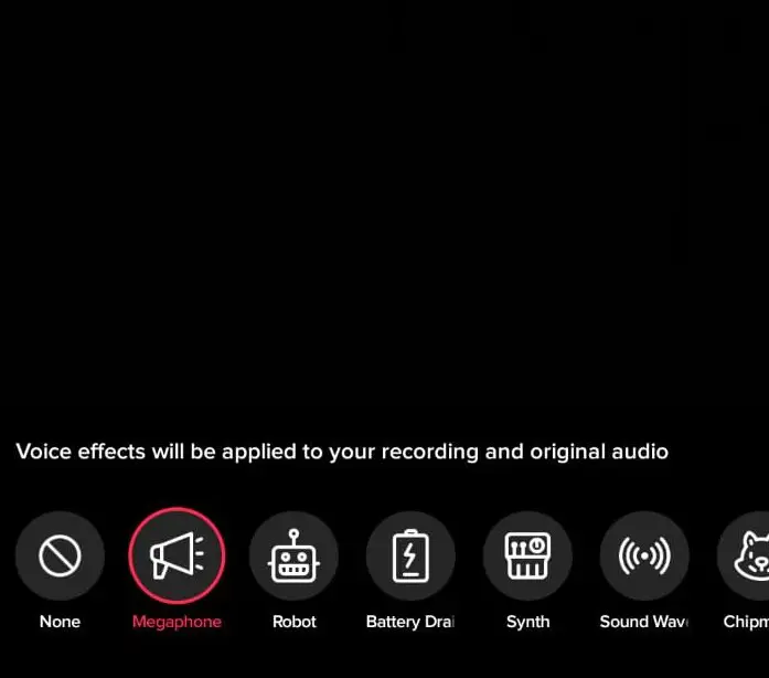 megaphone effect tiktok