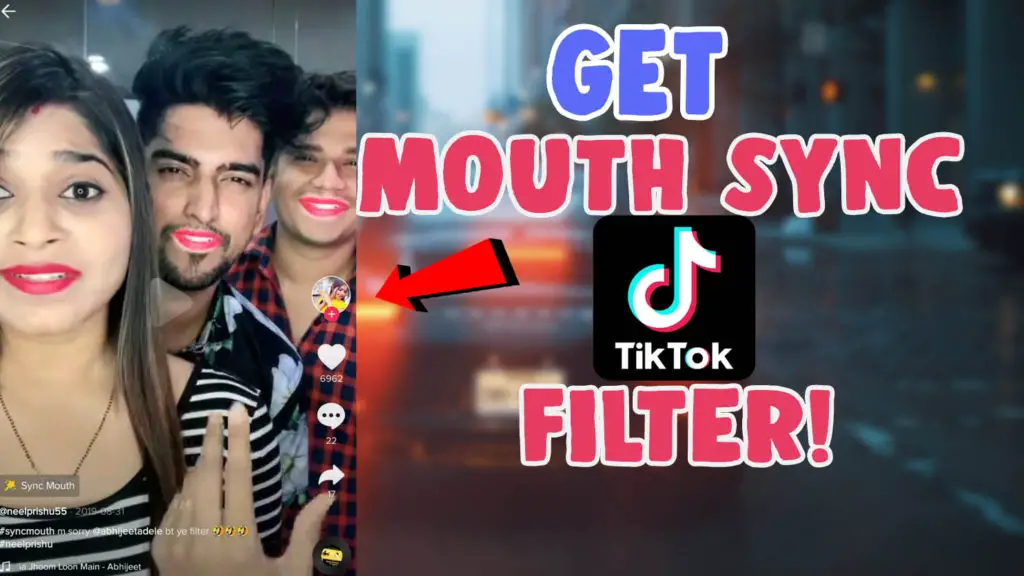 mouth sync filter in tiktok