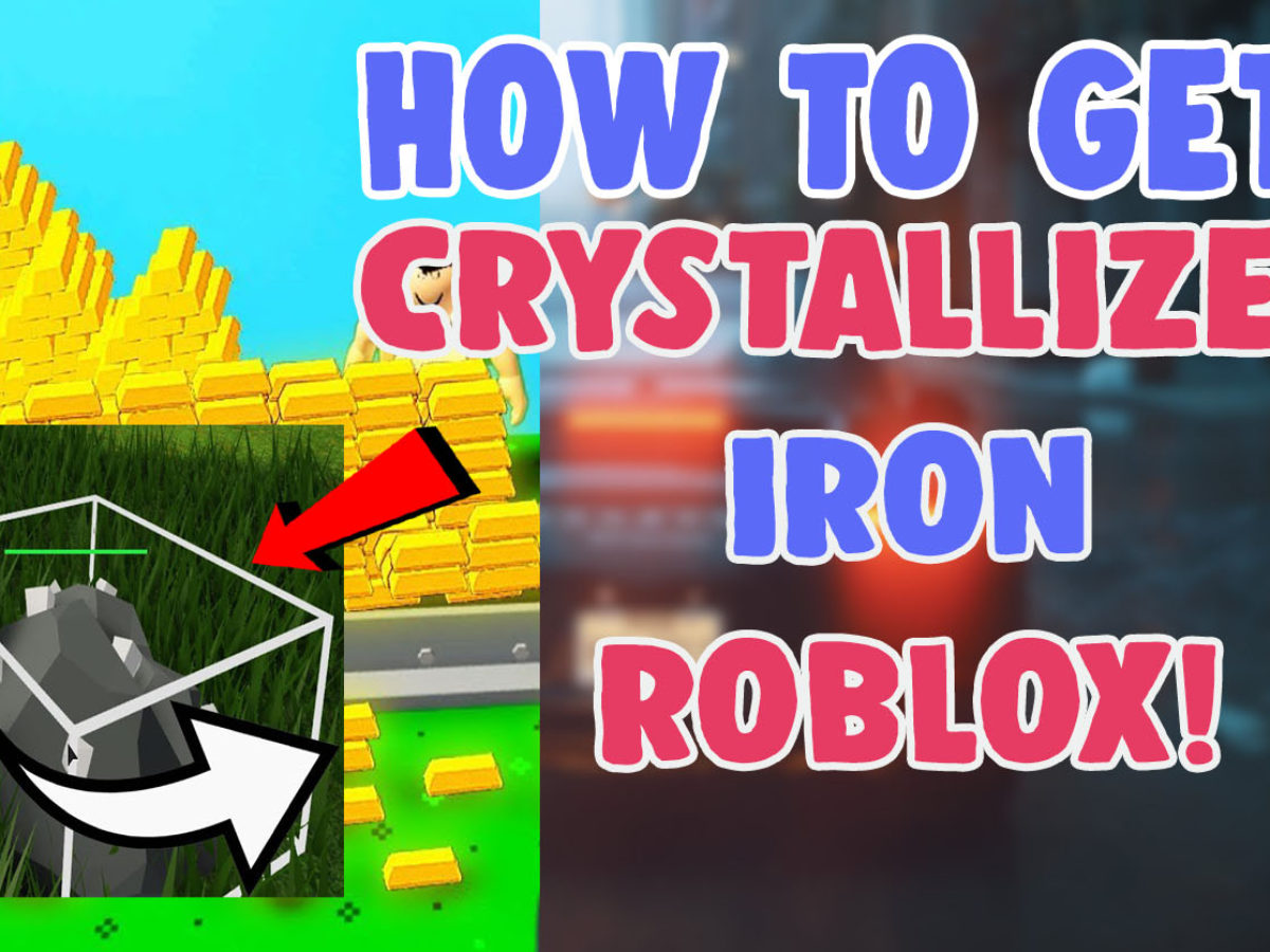 How To Get Crystallized Iron And Gold In Skyblock Roblox Salu Network - roblox iron