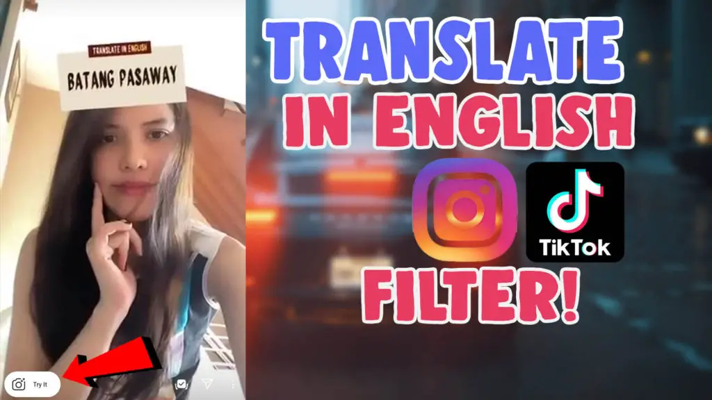 translate in english instagram filter