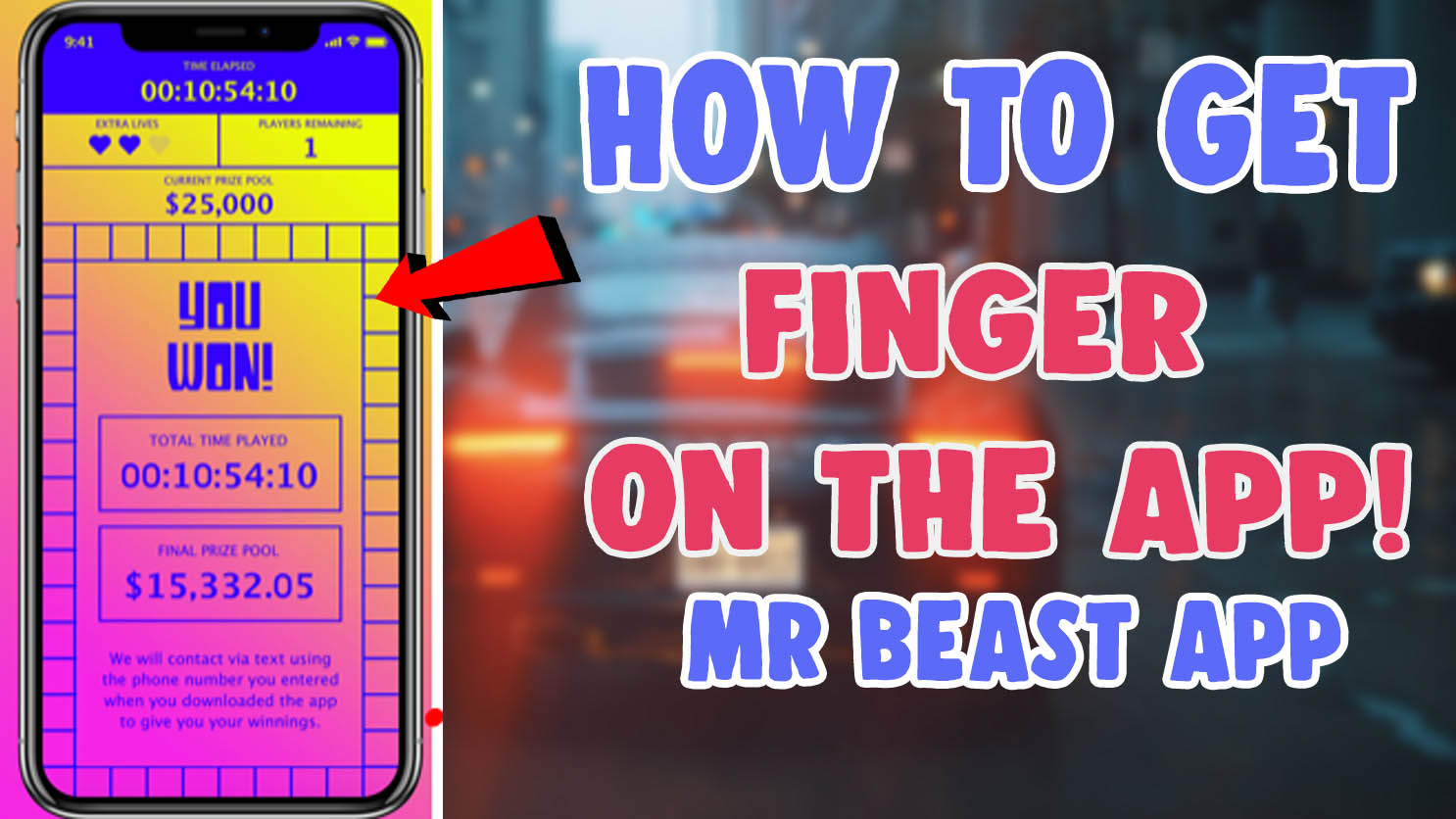 Mrbeast Finger On The App 2 Download - Mrbeast On Twitter ...