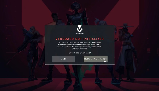 vanguard not initialized varolant fix