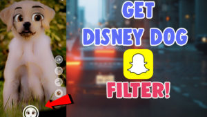 Disney Cartoon Eyes Filter on Snapchat
