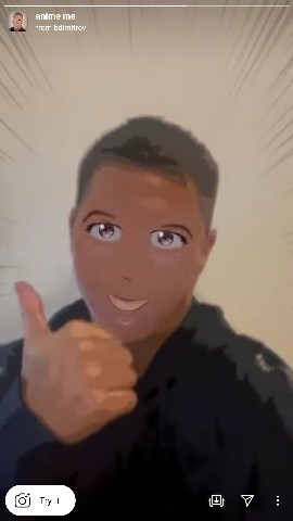 anime face filter instagram