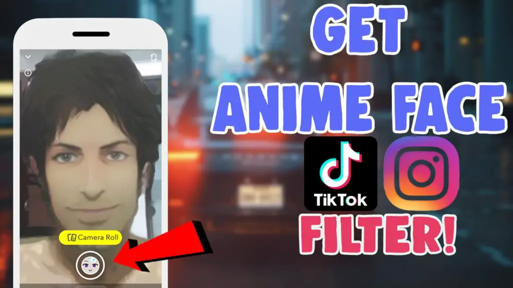 how to get anime face filter on snapchat and instagram