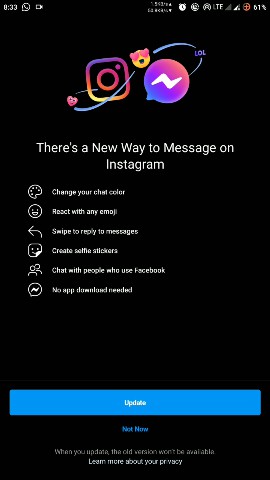 How To Change Chat Theme Instagram Android IOS - SALU NETWORK