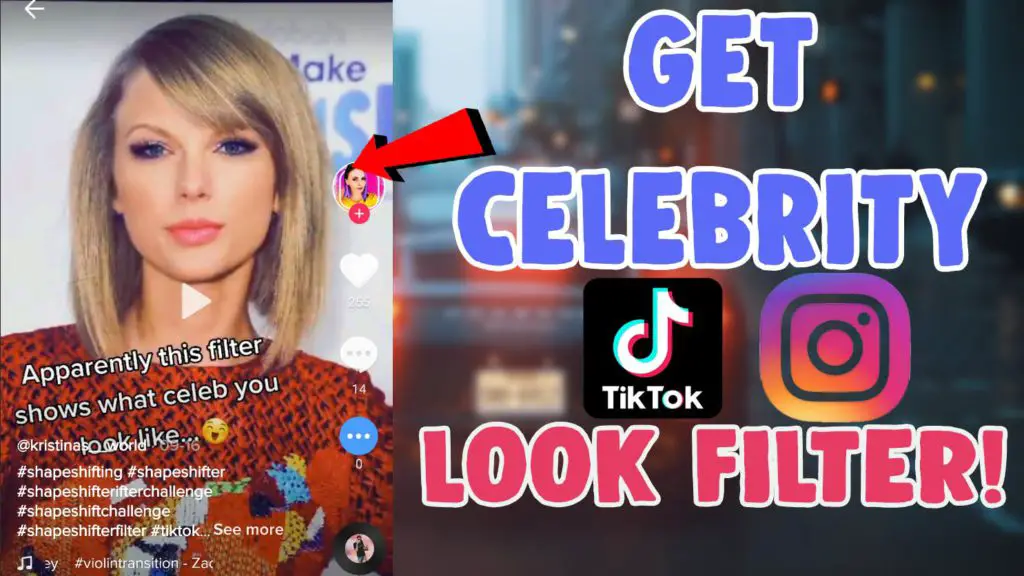 how to get celebrity look alike filter on tiktok shapeshifting effect