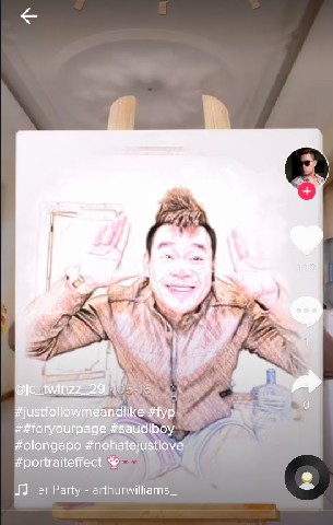 portrait effect tiktok