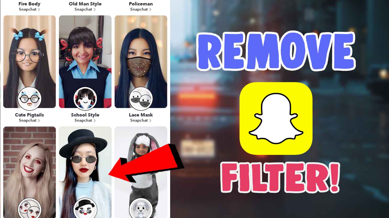 How to Remove Snapchat Filter from Picture