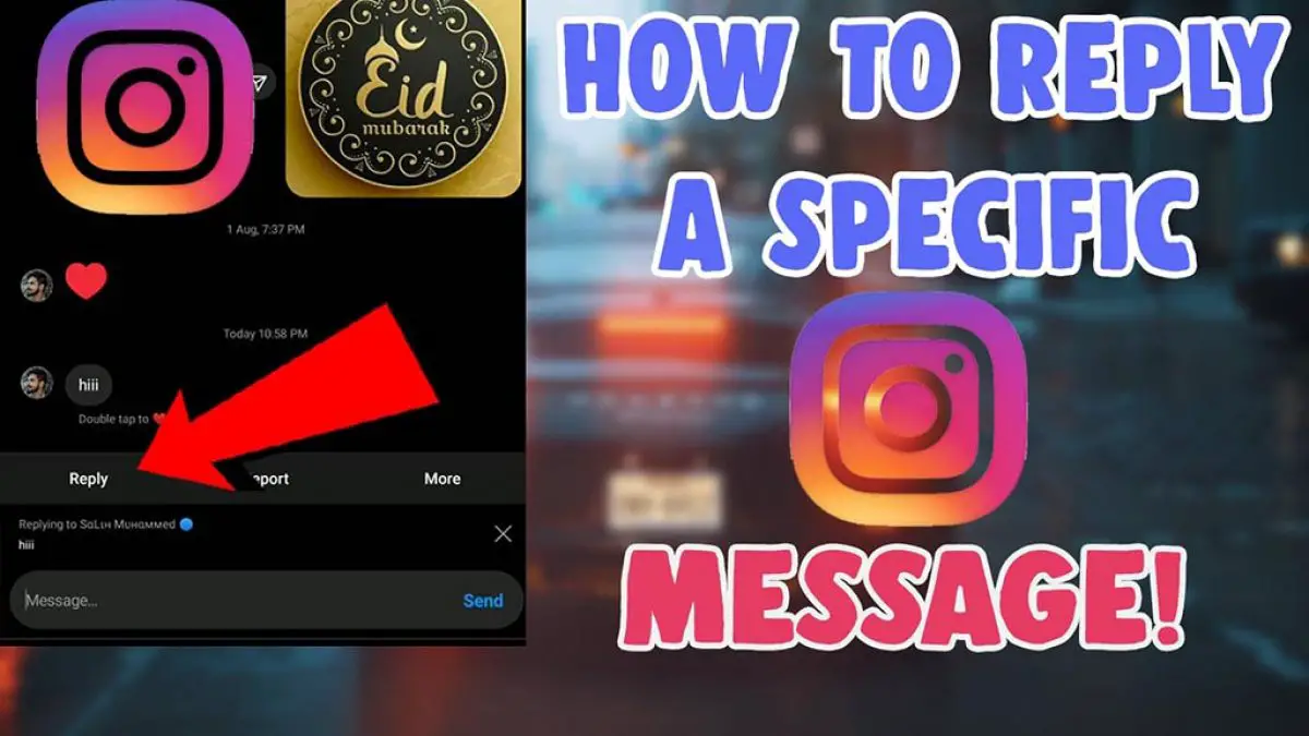 How To Reply A Specific Chat Message In Instagram Iphone And Android 21 Salu Network