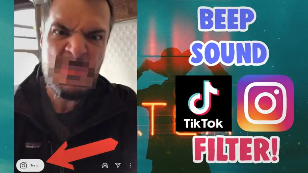 beep sound filter tiktok