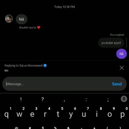 How To Reply A Specific Chat Message In Instagram Iphone And Android 2021 Salu Network