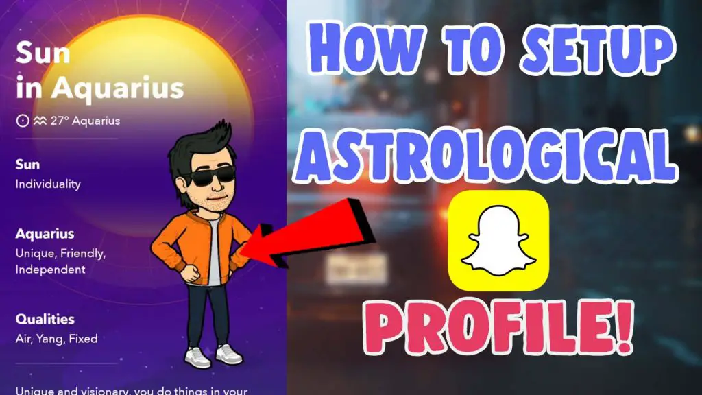 how to set up astrological profile on snapchat