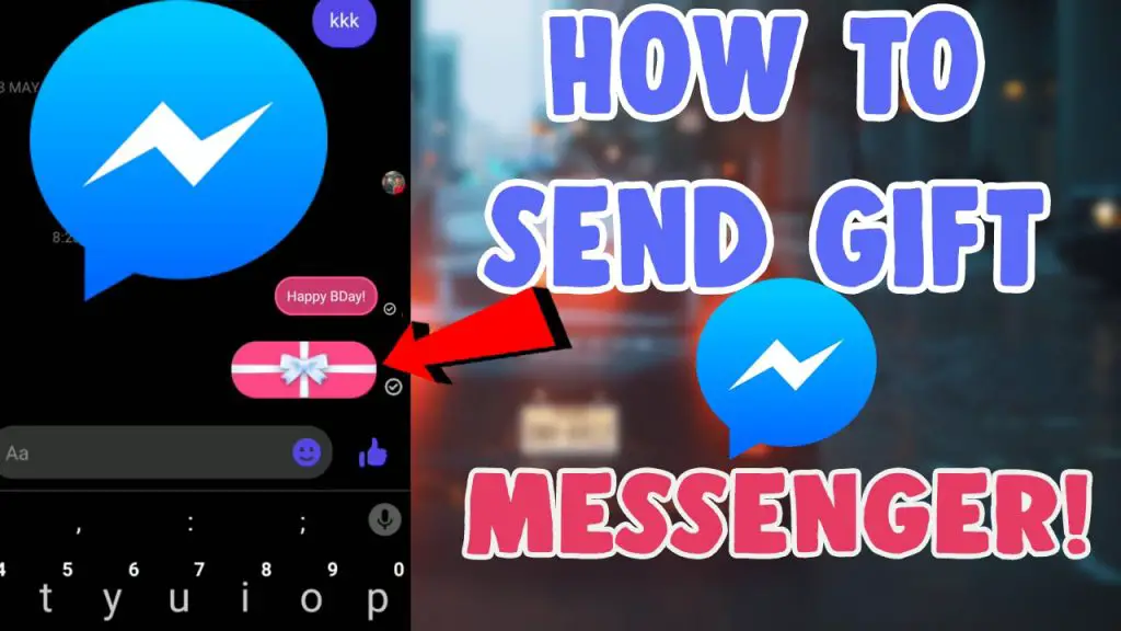 send gift message facebook messenger iphone android