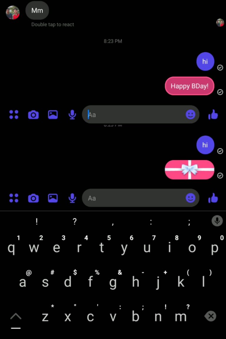 How To Send Gift Message On Facebook Messenger iPhone and