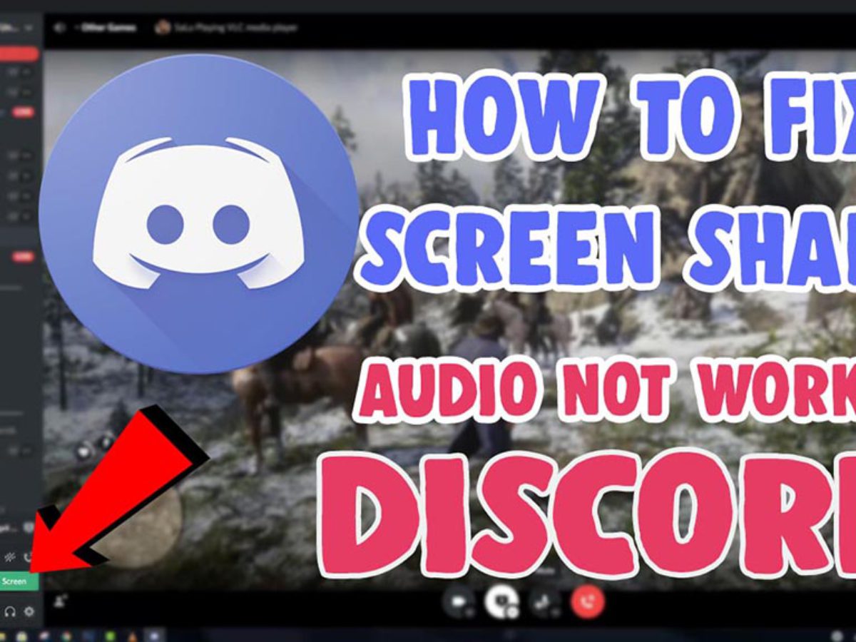 cant hear when screen sharing discord