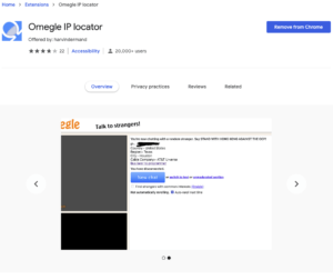 omegle ip locator android