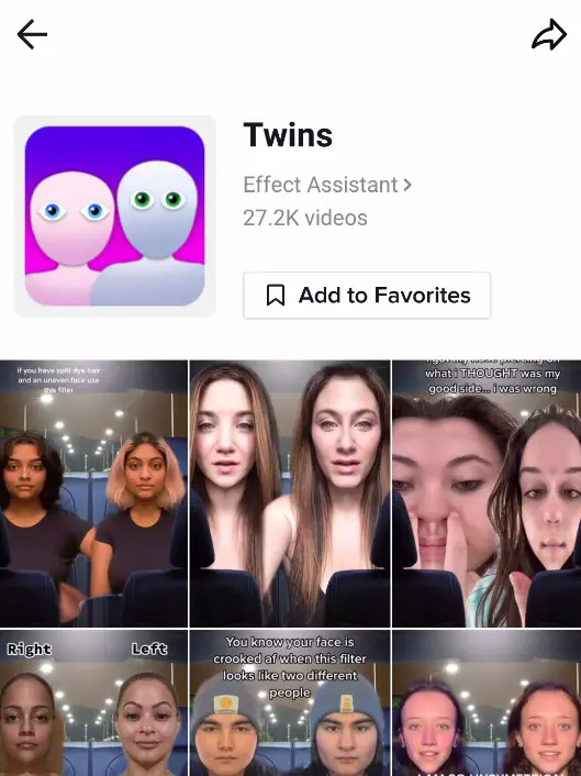 Twins Filter Tiktok