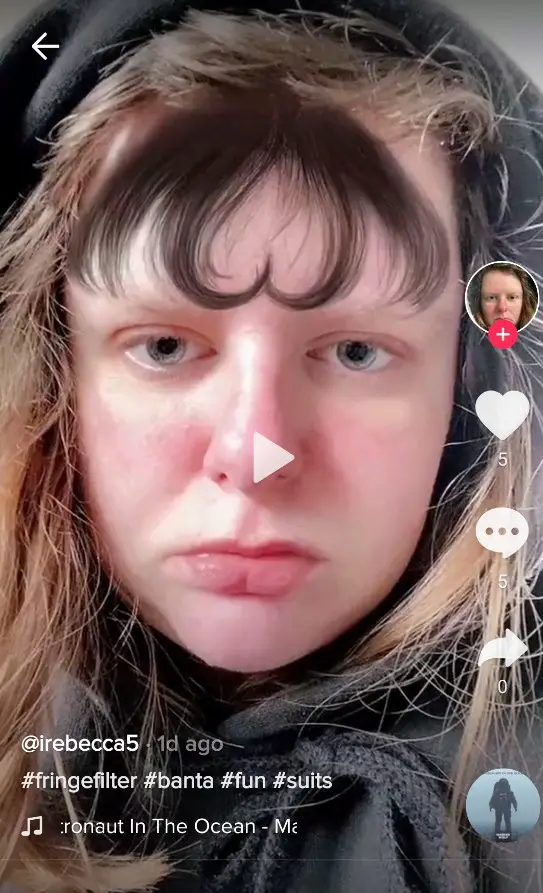 tiktok fringe filter