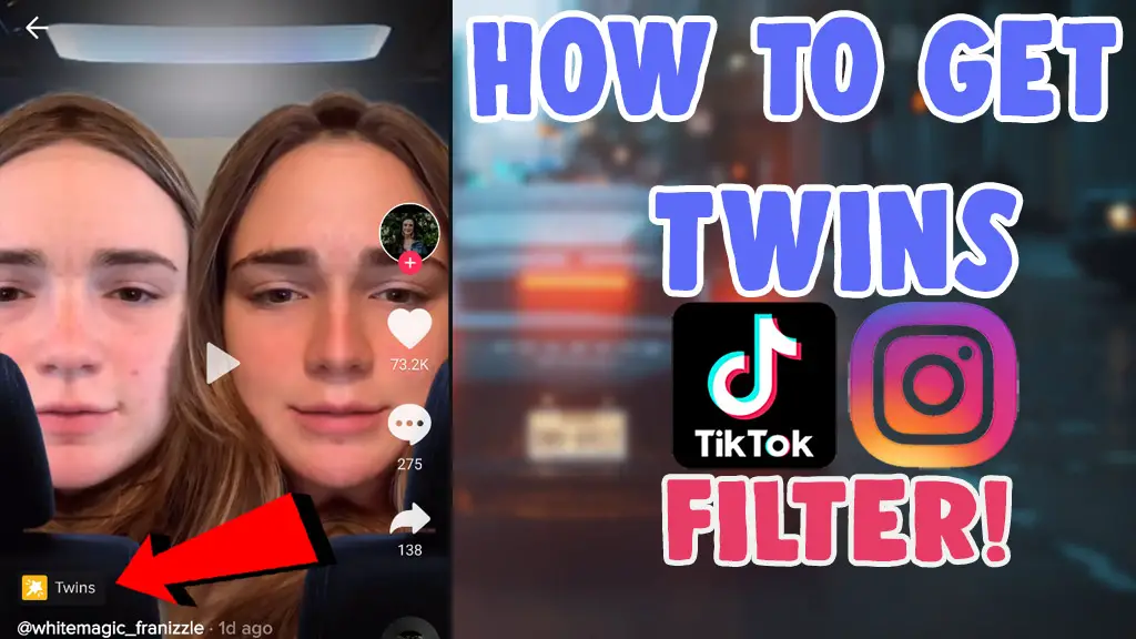 get twins filter tiktok roll your character instagram filter