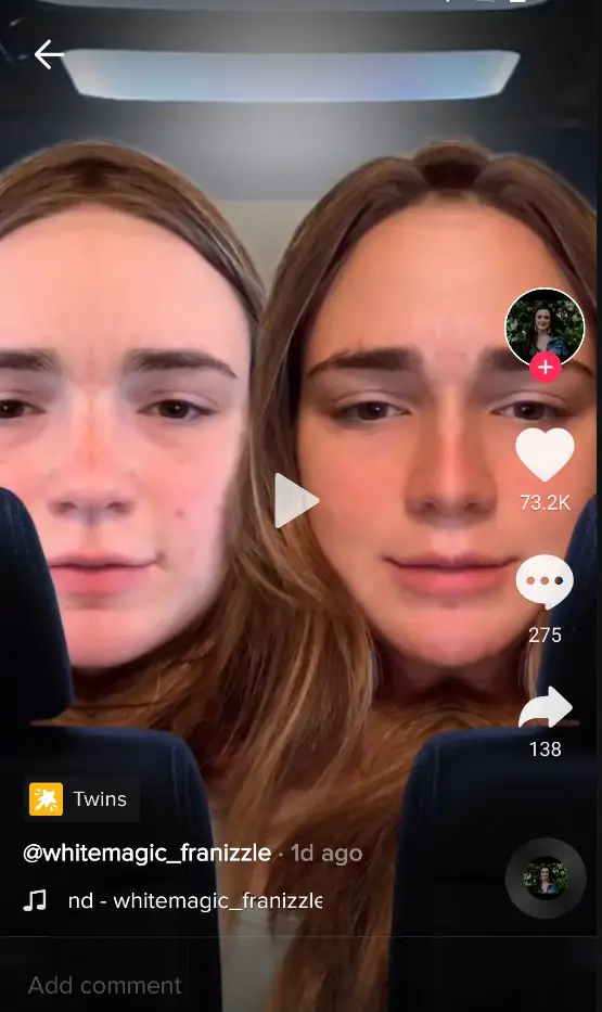 twins filter effect tiktok instagram