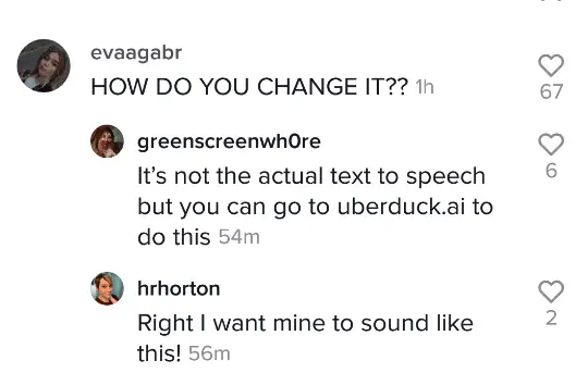 how to change the text to speech voice on tiktok