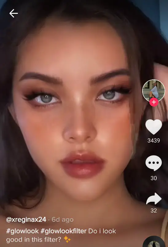 How To Get Glow Look Beauty Filter Tiktok and Instagram - SALU NETWORK