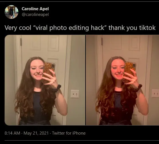 photo editing hack tiktok