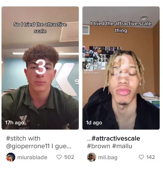 attractive scale tiktok trend