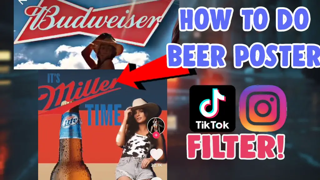 create beer poster challenge video tiktok