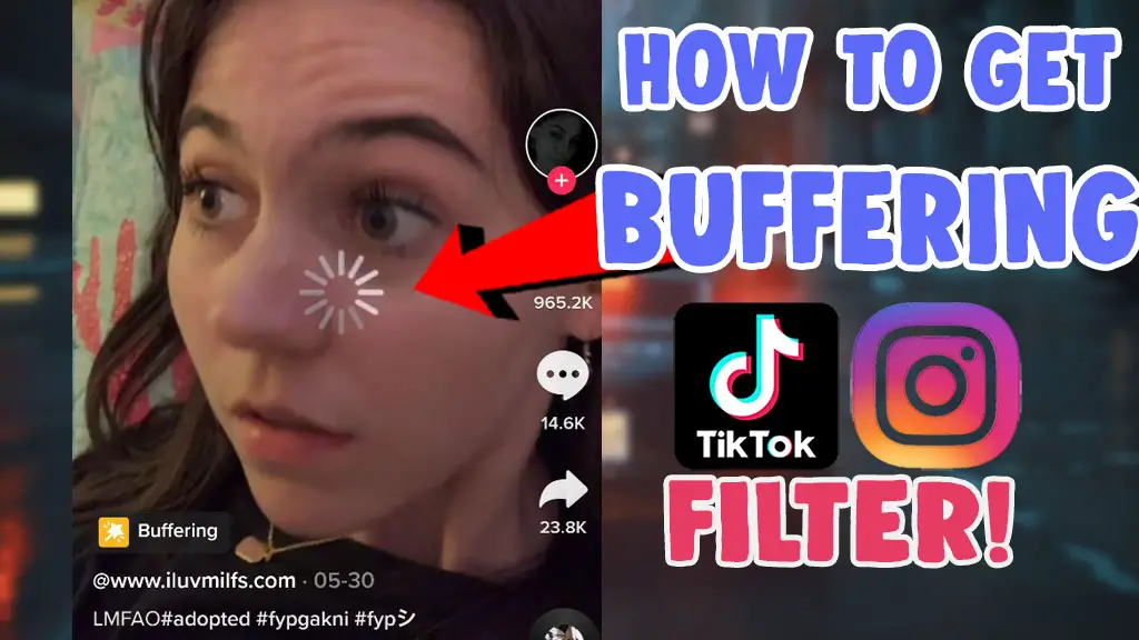 how to get buffering effect tiktok filter instagram