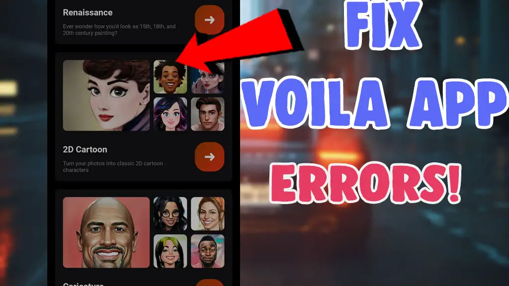 fix voila app not working error