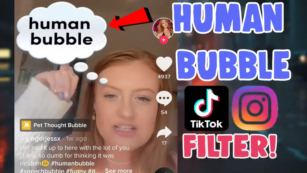 human bubble filter tiktok