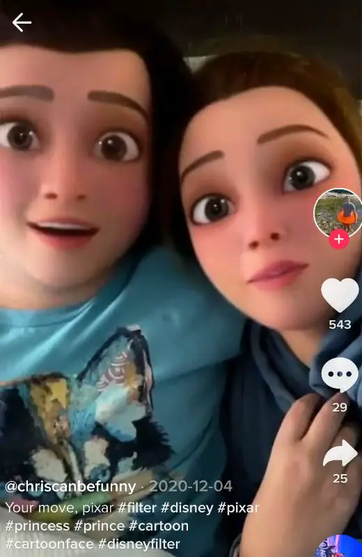 How To Do The Pixar Cartoon Character Filter Popsugar 8134