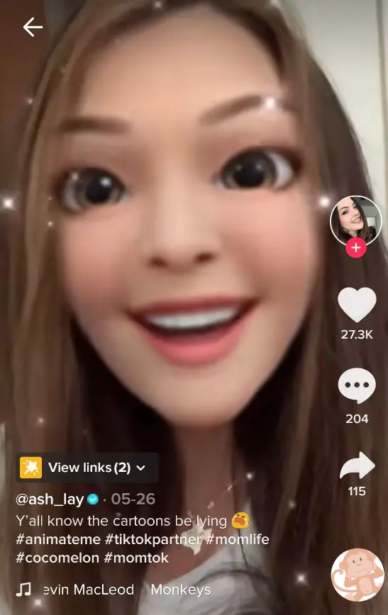 pixar cartoon filter effect tiktok