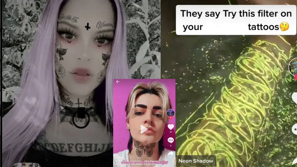 tattoo filter tiktok