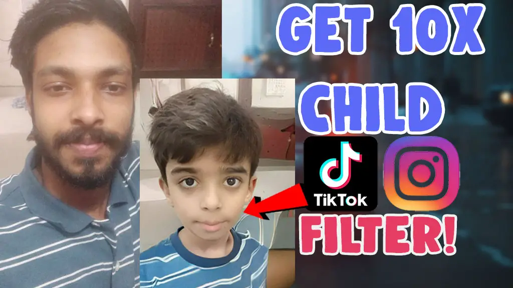 how to do 10 times child filter instagram reels