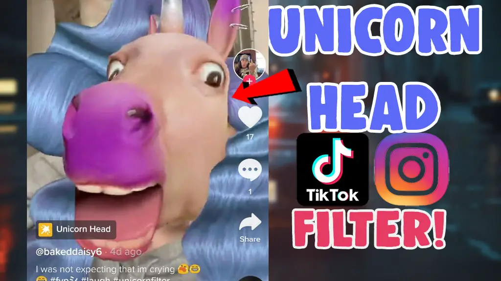 get unicorn filter tiktok and instagram