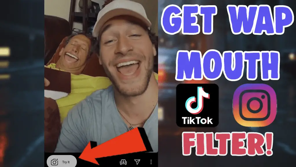 how to do wap sync mouth filter tiktok